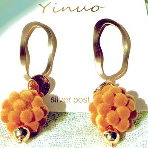 Hammered Gold Earrings